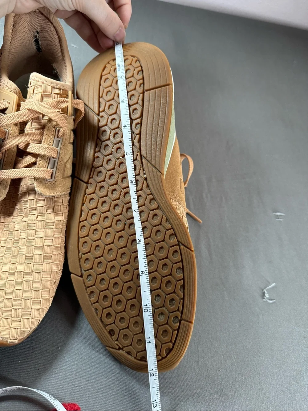 New Balance Woven Runner Sneakers - Camel/Tan